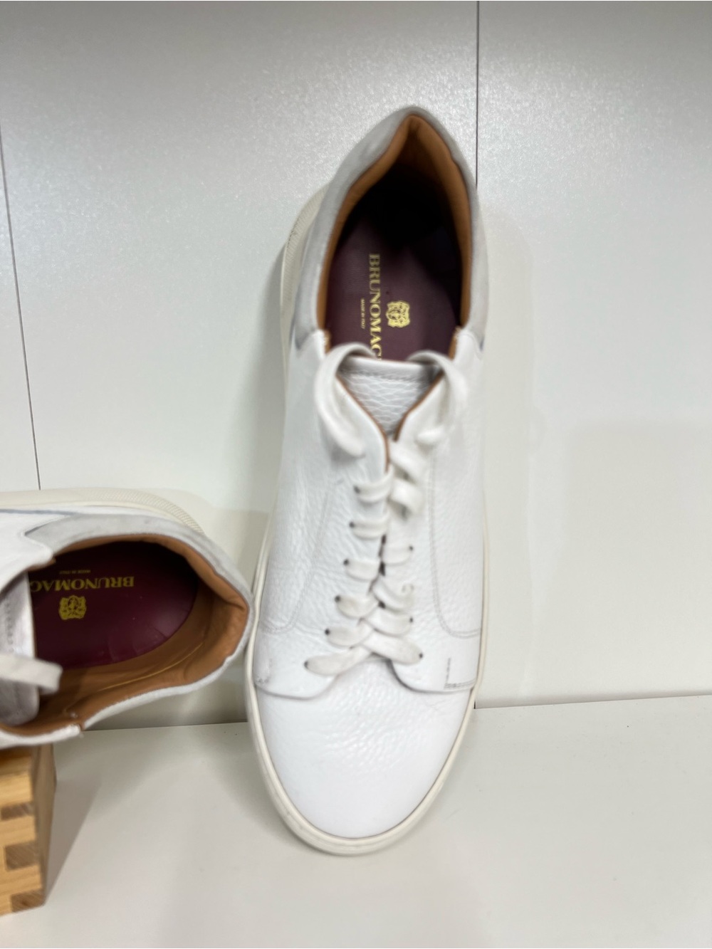 🔥🔥 BRUNOMAGLI SALVATORE SNEAKER men size 8.5 like new - Picture 4 of 12